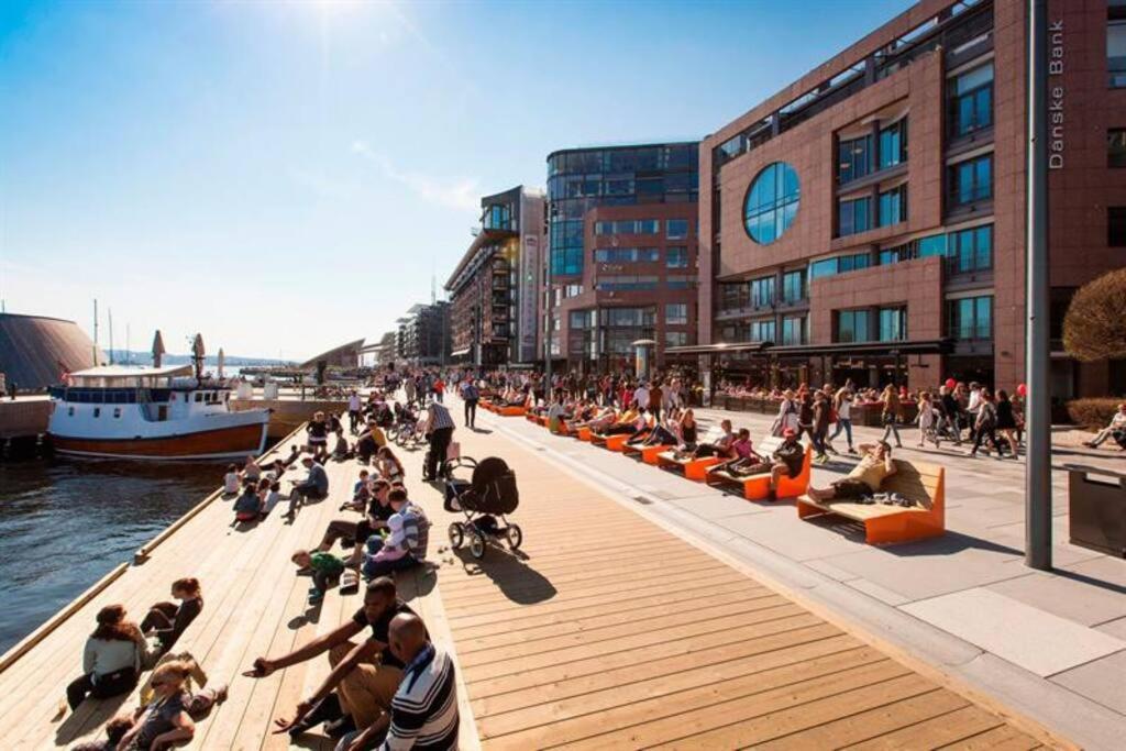 Апартаменти Tjuvholmen / Aker Brygge - Most Expensive Area In Oslo! Екстер'єр фото